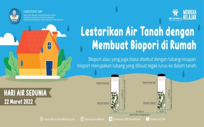 Lestarikan Air Tanah dengan Membuat Biopori di Rumah